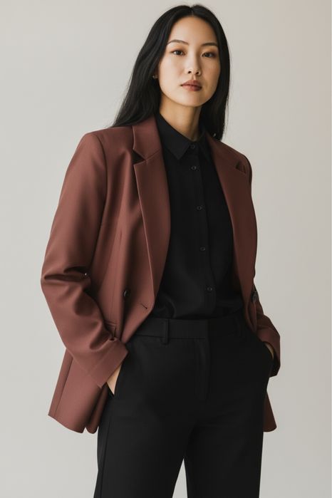 Бордовый пиджак новый