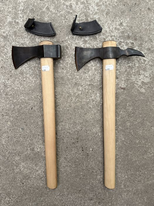 Tomahawk c45 , topoare otelul carbon forjat manual , 57-58 hrc