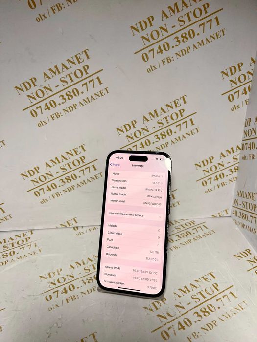 NDP Amanet Calea Mosilor 298   IPHONE 14 PRO (48348)