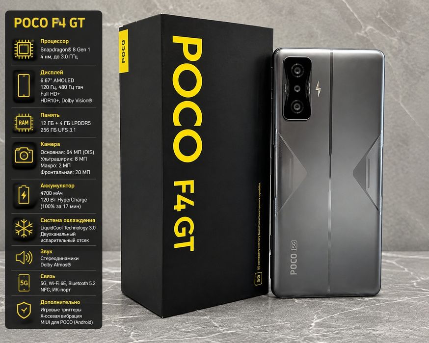 Poco F4 GT 256/12+4