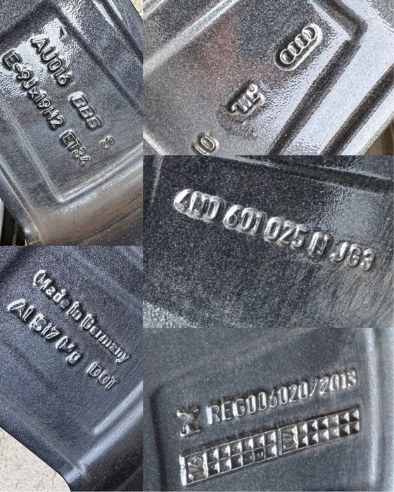 Roti / jante R19 5x112 ET 34 9J concave Audi VW Skoda Seat Mercedes