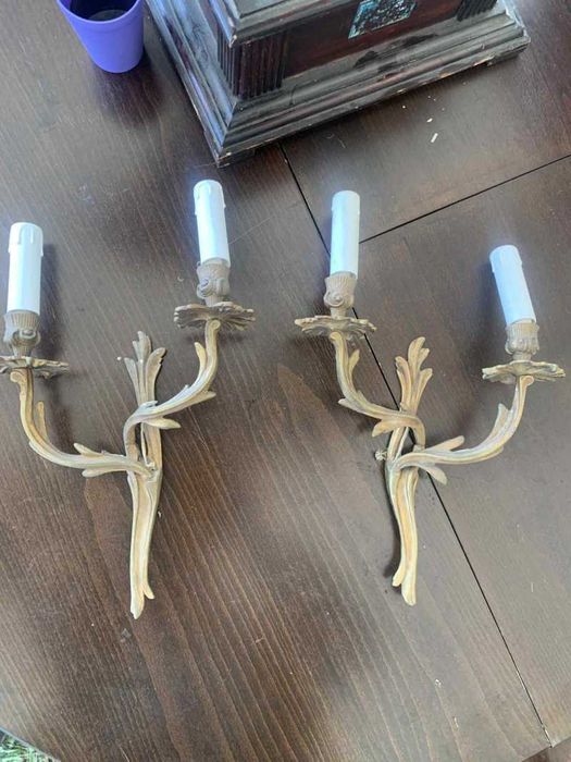 Aplica se perete din bronz stil baroc