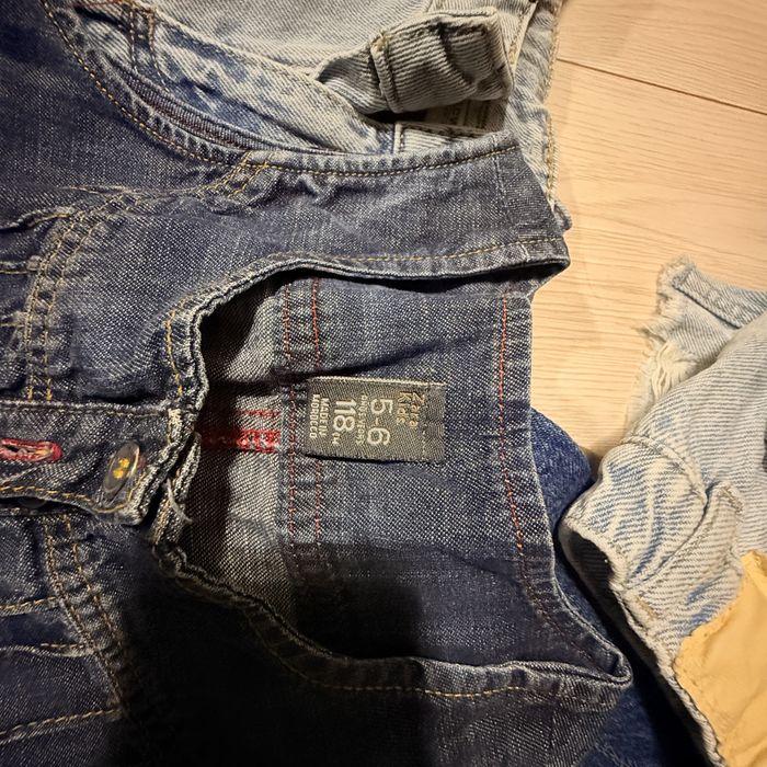 Blugi scurti si rochite de blug 5-7 ani Zara kids. Next, Denim