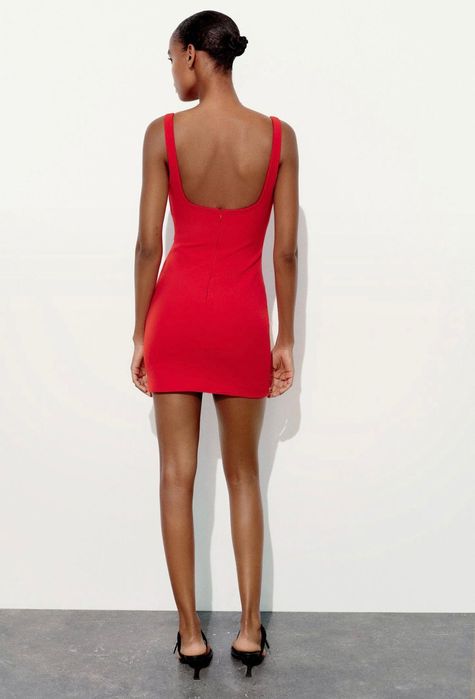 Секси червена рокля Зара/Zara р-р XL