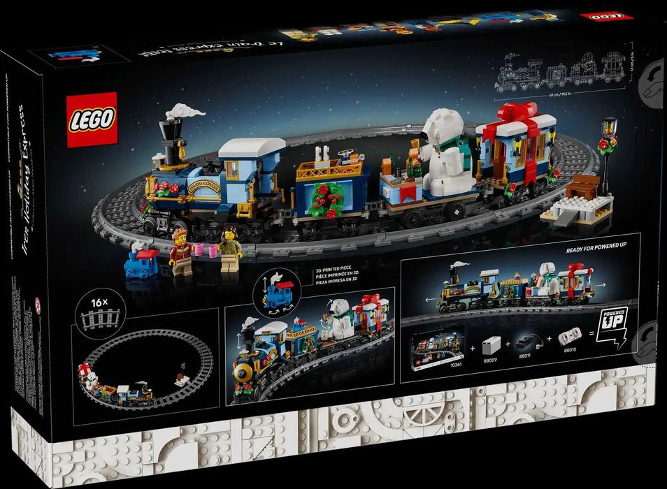 LEGO Icons 10361 Holiday Express Train / Празничен влак