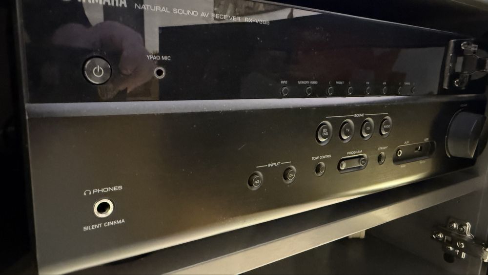 Reciver Yamaha RX-V385,  boxe Wharfedale, subwoofer  Yamaha