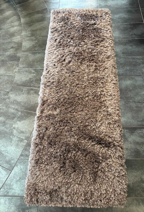 Carpete Rhapsody Brown/Grey, lână, Belgia– 80 × 240 cm