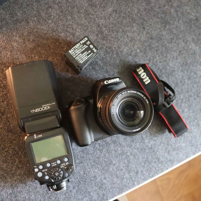 Фотоаппарат Cenon 250d + вспышка