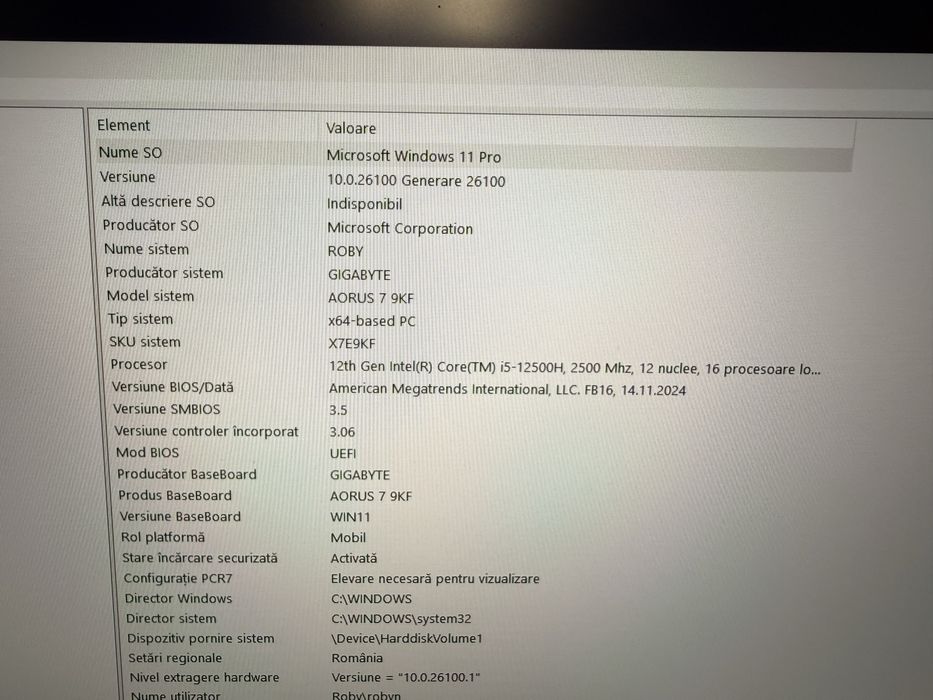 Vand laptop gaming AORUS 7 9KF, RTX 4060, 360 Hz