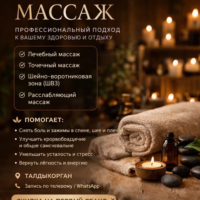 Лечебный массаж | ШВЗ | Расслабляющий