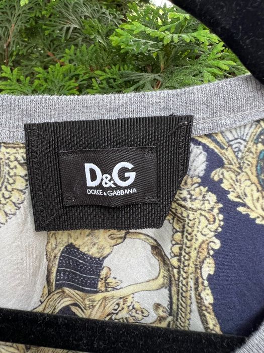 Dolce&Gabbana D&G топ с копринен гръб