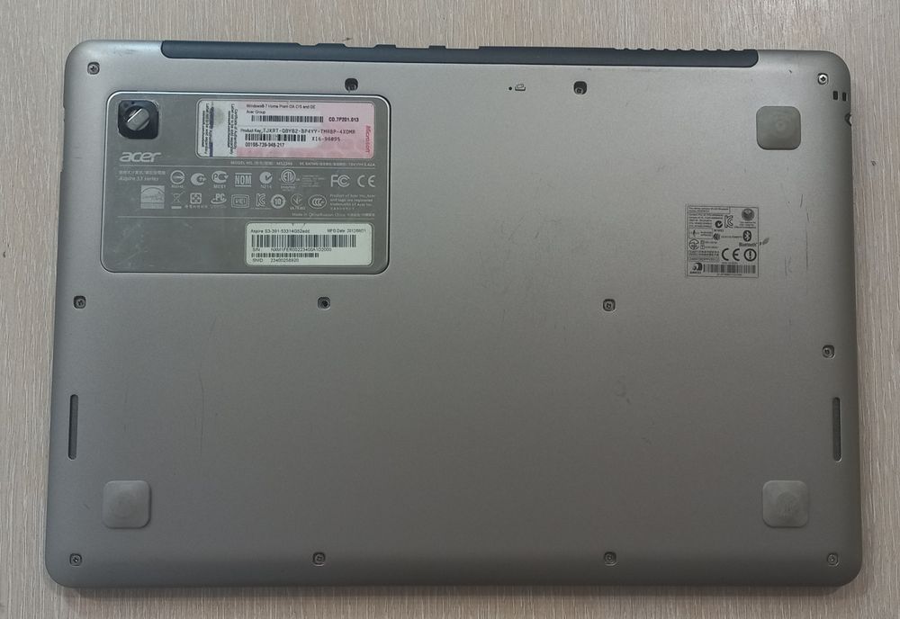 Ноутбук Acer (процессор i5, жёсткий диск ssd 128гб, озу 4гб)