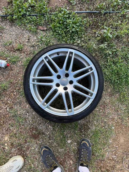 Джанти Ауди r19 5х112 с летни гуми Continental ContactSport 7