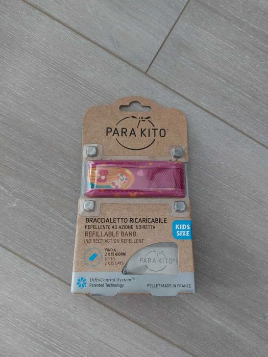 Brățări anti-țânțari PARA'KITO pentru Copii - NOI cu 2 rezerve incluse