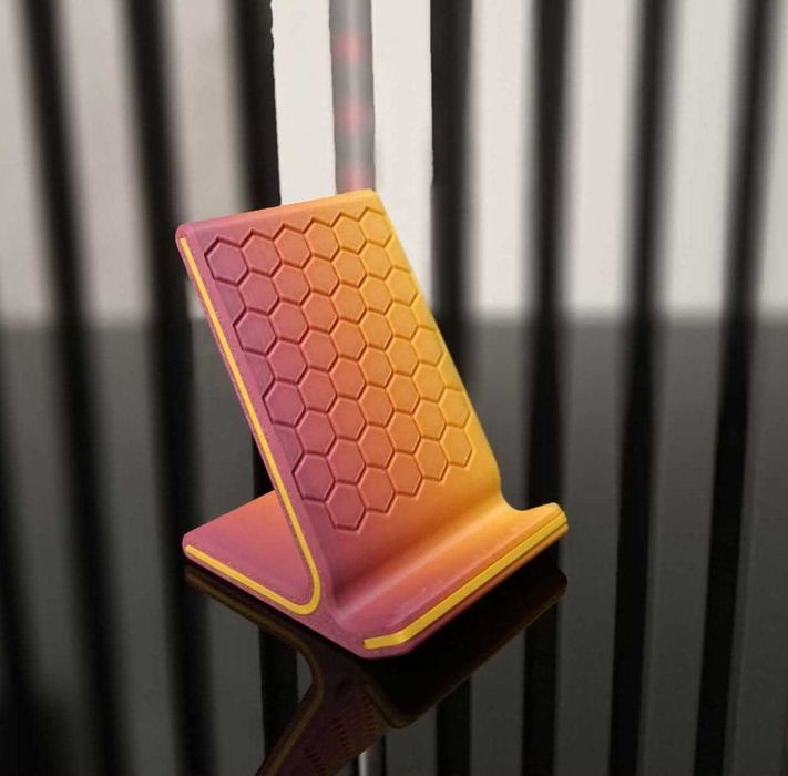 Suport telefon birou / desk stand – print 3D, design modern