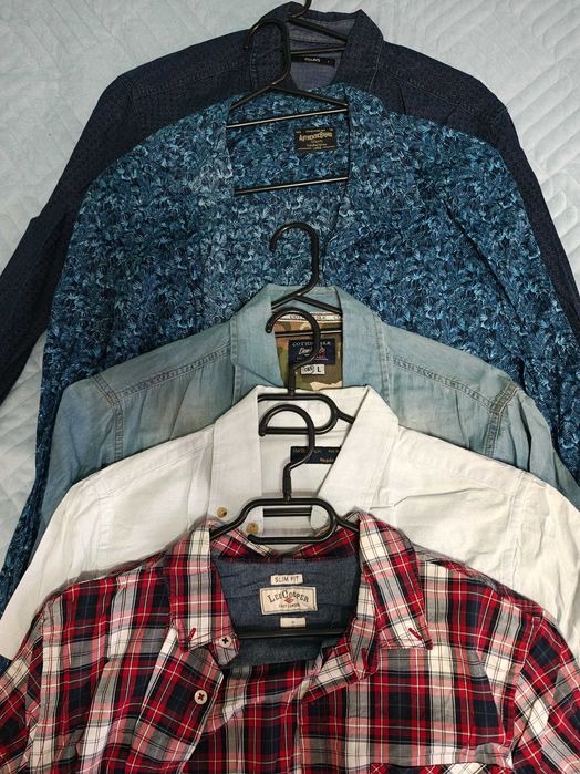 Cămăși bărbați 5 buc mărimea M/L