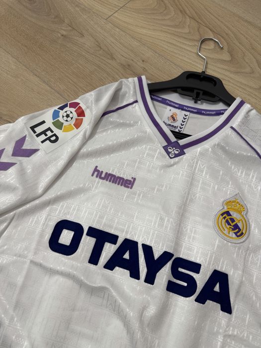 Tricou de fotbal Real Madrid Hummel Gica Hagi Gheorghe Hagi 10 marime S nou fara eticheta