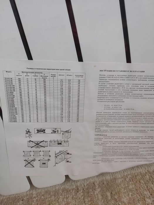 Продам новый радиатор 10 секций.