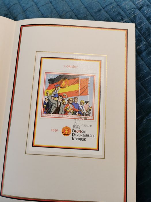 Марки - Блок марки - комунизъм, демокрация, Германия