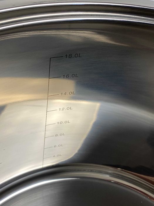 Oala inox 22 litri cu capac pentru gatit volum mare