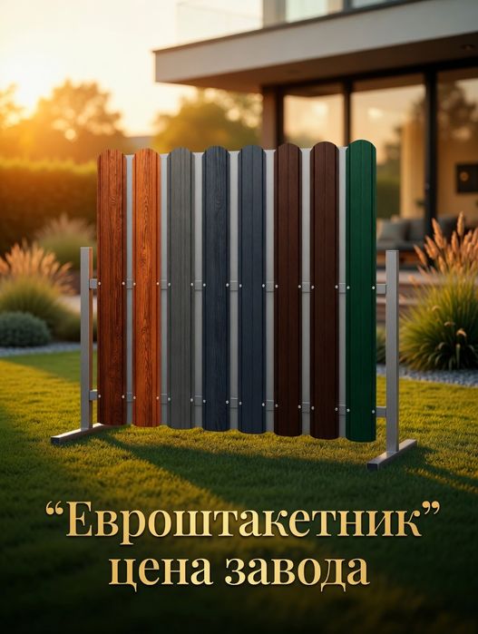 Евроштакетник цена завода