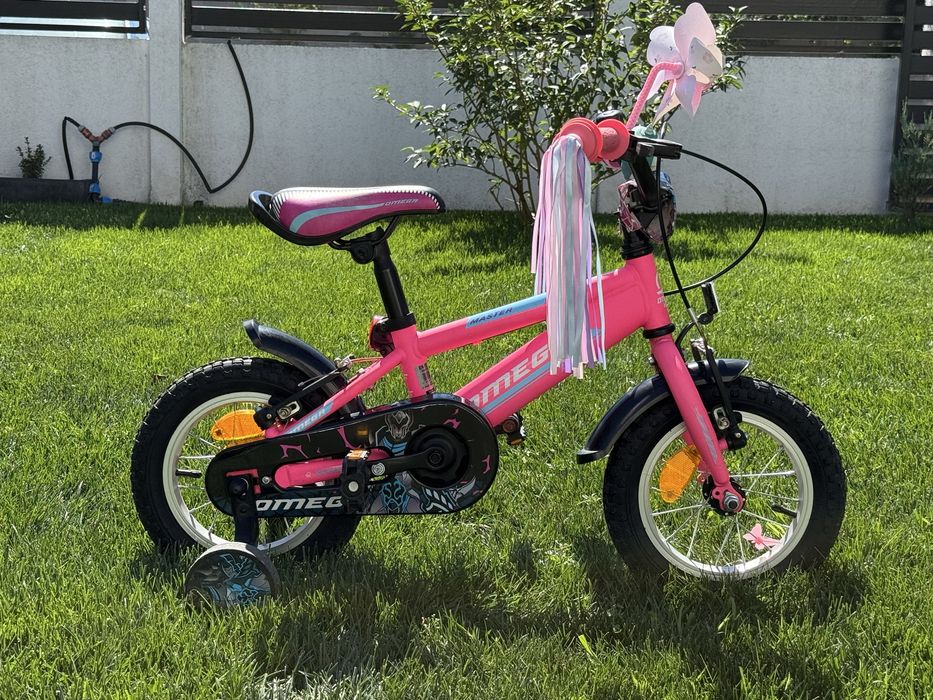Bicicleta copii, fetite, roz