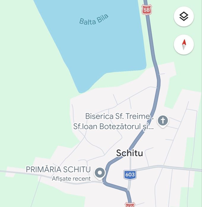 Vand Teren comuna Schitu Giurgiu vedere lac si aproape de primarie