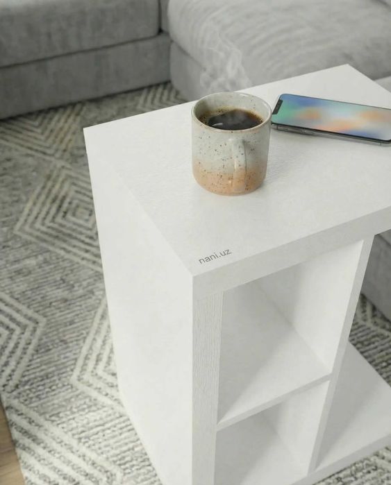 Журнальный стол + ТВ-тумба. Гармония в скандинавском стиле.