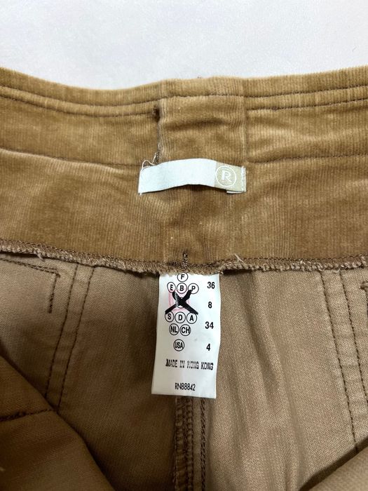 Вельветовые карго-бриджи