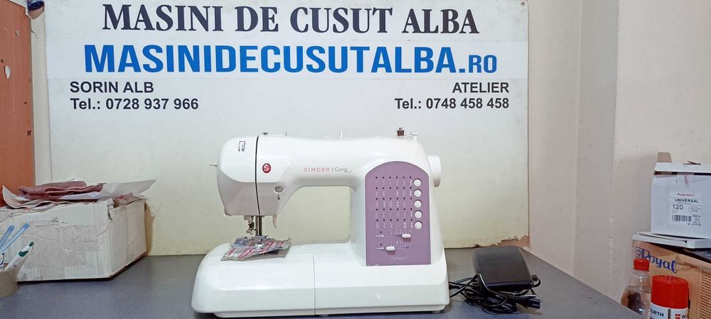 Masina de cusut Singer Curvy gama larga de cusaturi ornamentale