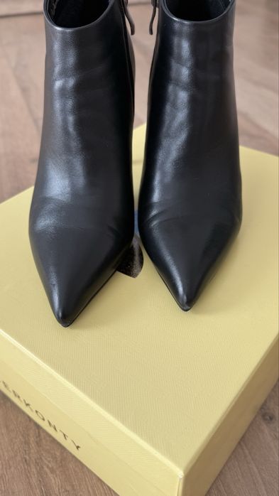 Сапожки Италия кожа