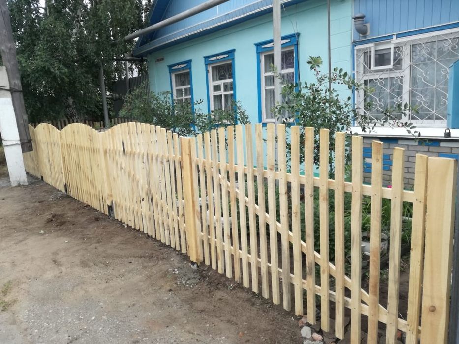 Штакетник установка под ключ