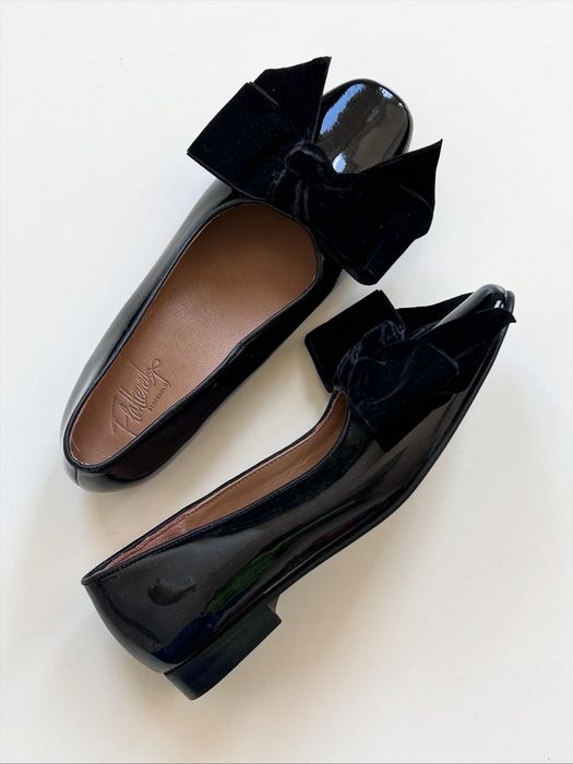 Flattered black pretty shoes черни елегантни обувки 37.1/2-38