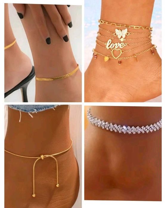 Brățară picior , brățară glezna div. modele, preț pe bucata