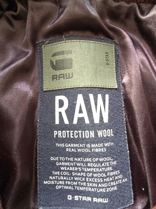 Яке G-star RAW естествена вълна и кожа