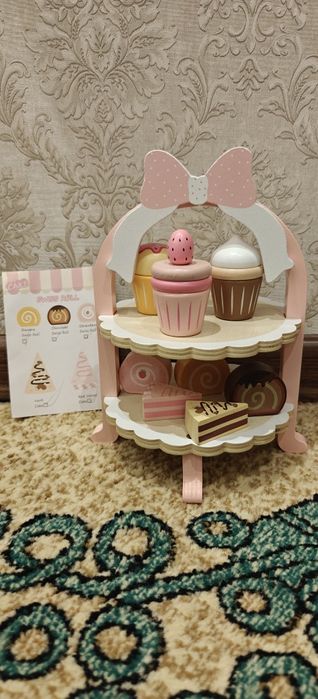 Деревянный игровой набор "Чаепитие"
