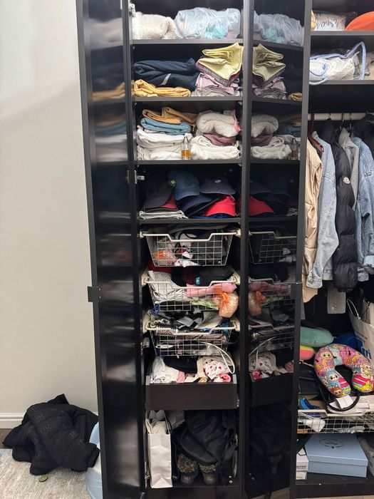 Шкаф IKEA черный