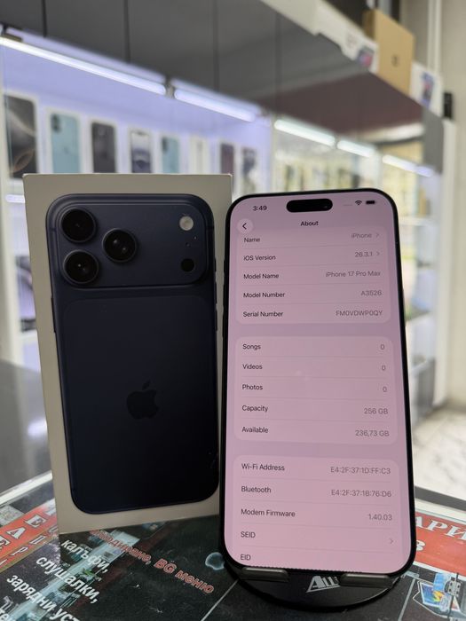 Iphone 17 Pro Max 256Gb