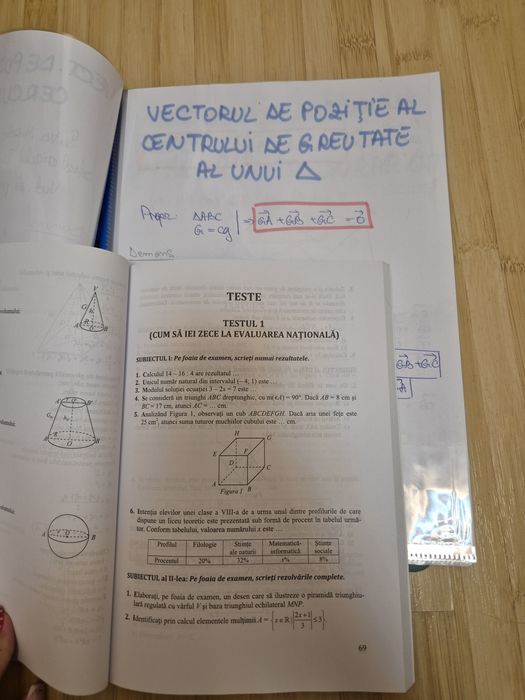 Pachet promoțional - portofoliu+culegere mate EN