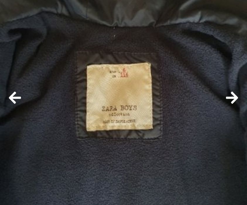 Детски зимни якета Zara