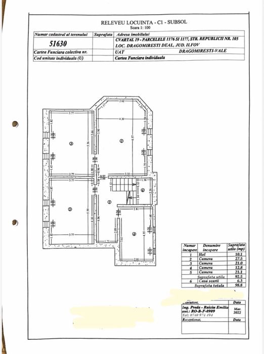 Casa Dragomiresti Deal - 7 camere