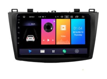 Мултимедия 9" ANDROID 14 за Mazda 3 BL CARPLAY RDS DSP навигация WAZE
