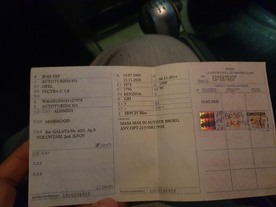 Vând Opel Vectra C 2003 | 1.8 Benzină | Recent Servisată (Kit Ambreiaj