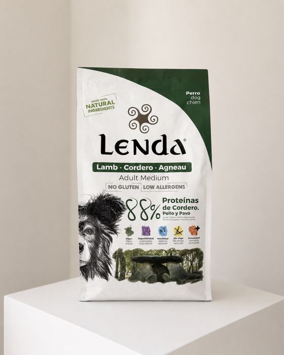Холистик корм для собак Lenda Medium Adult Lamb