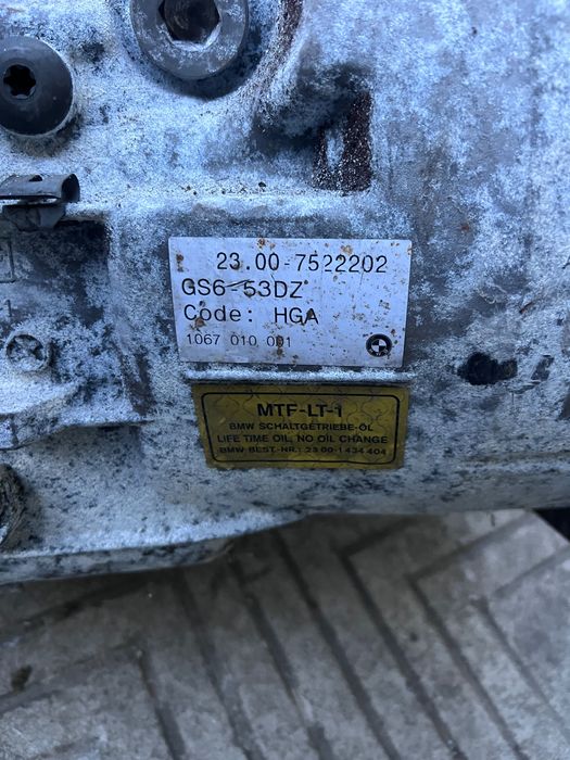 БМВ 3.0 д Скоростна кутия BMW E90 E91 E92 E93 M57N2 GS6-53DZ 6 скорост
