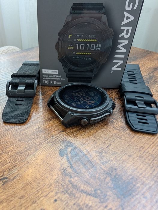 Garmin Tactix 8 Solar Sapphire Titanium 51 mm Ballistics Elite