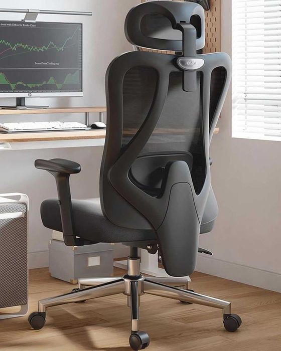 НОВ - Hbada P3 Ergonomic Office Chair – Офис стол с 2D лумбална опора, регулируем подглавник и подлакътници