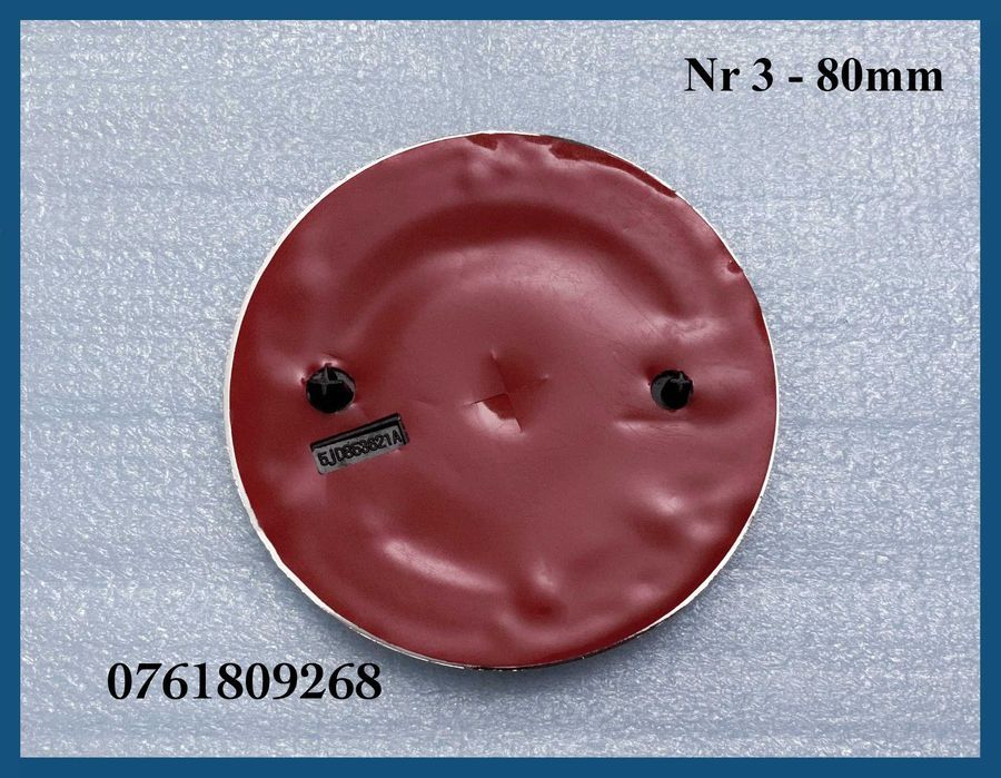 Embleme Skoda pentru capota / portbagaj cu logo 80 / 90mm