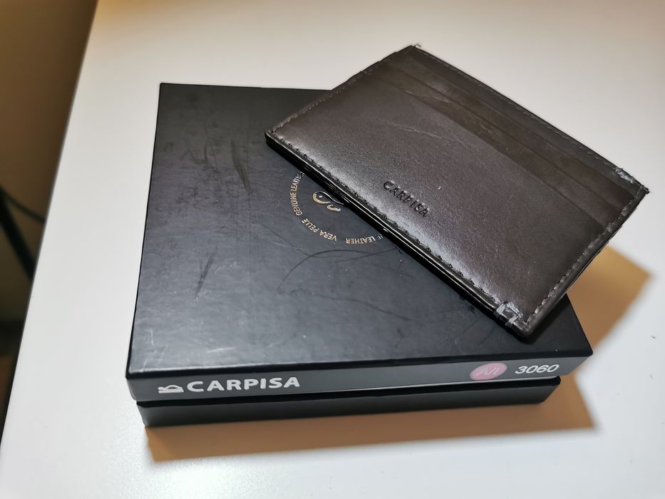 CARPISA Portofel/portcarduri/etui din piele Maro