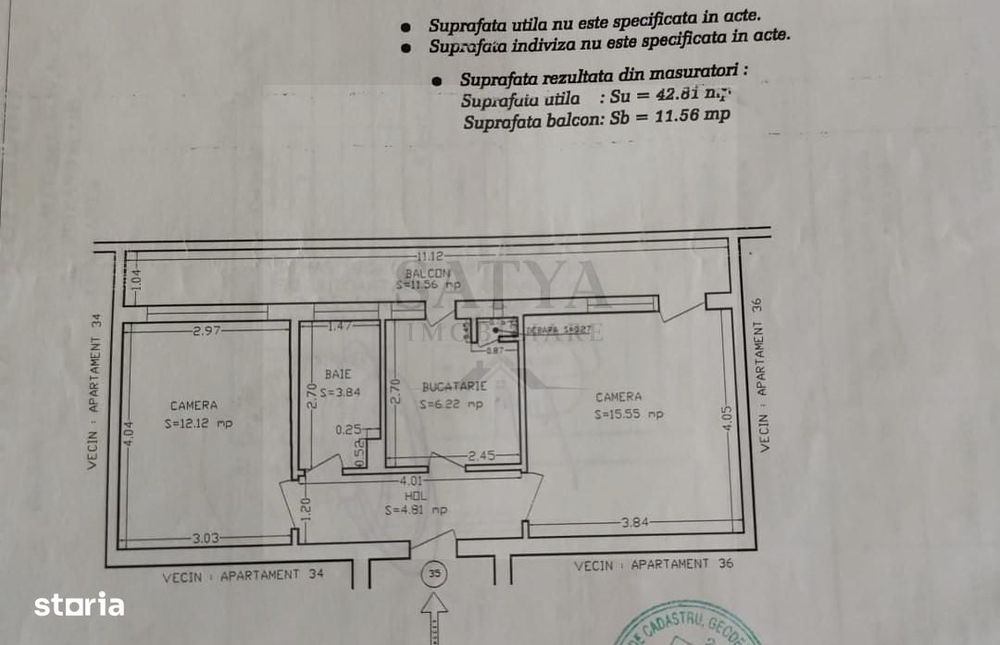 Comision 0% | Apartament 2 Camere | Decomandat |Gara